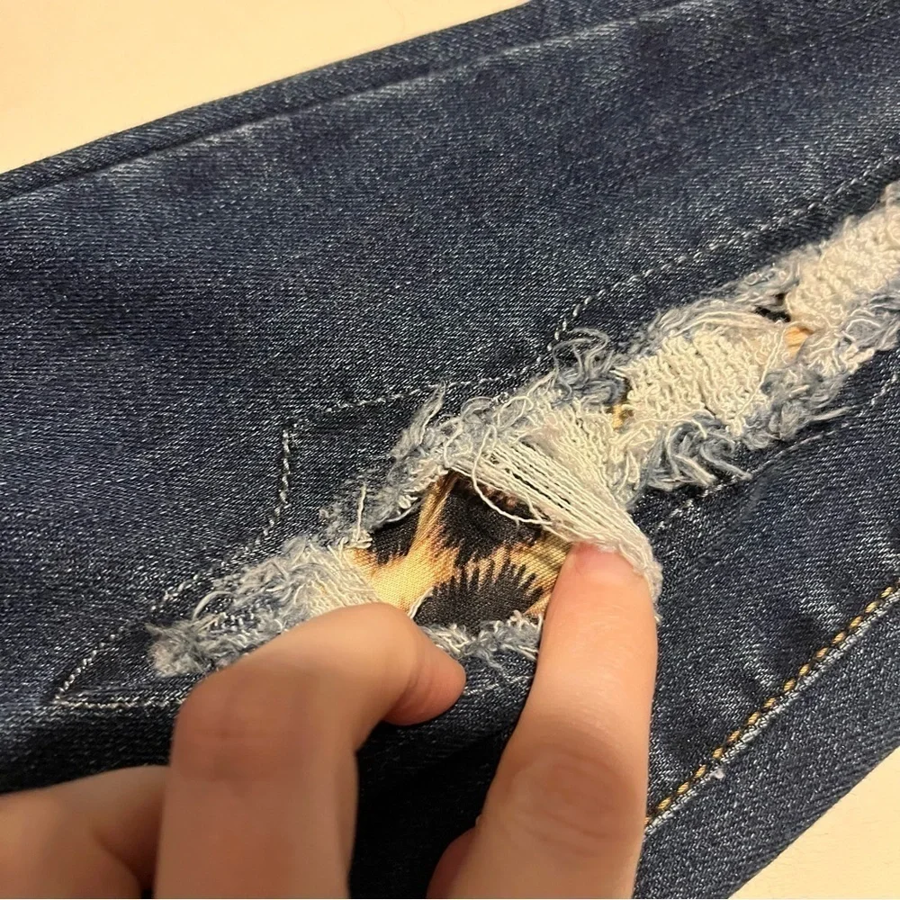 Judy Blue Jeans Womens 29 Distressed Destroyed jbb2166dk Stretch - Picture 8 of 8